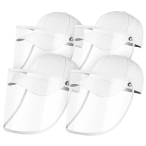 4X Outdoor Protection Hat Anti Fog Pollution Dust Protective Cap Full Face Hd Shield Cover Adult White Nz Depot - Nz Depot