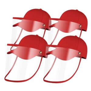 4X Outdoor Protection Hat Anti-Fog Pollution Dust Protective Cap Full Face HD Shield Cover Kids Red, Business & Industrial, Work Safety Protective Gear, Protective Masks, , ,  - NZ DEPOT 1