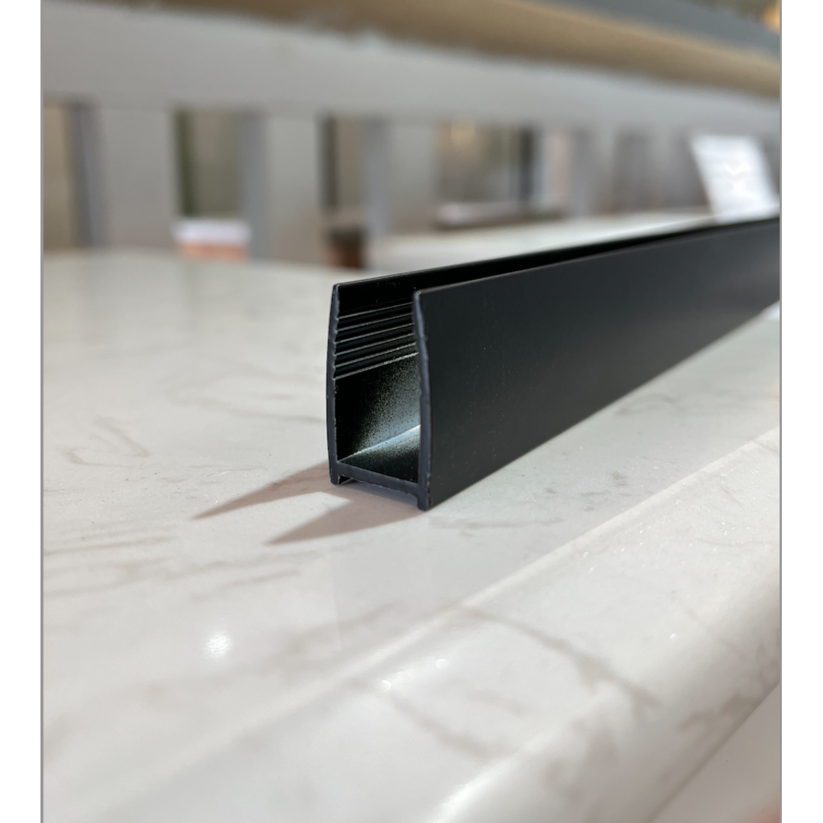 Aluminium Wall Channel For 10Mm Glass Shower Screens - Black, Spare Parts - Nz Depot