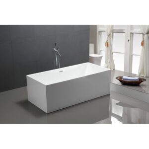 Freestanding Bath - Cathy Rectangle 1700mm, FreeStanding Bath Tub - NZ DEPOT