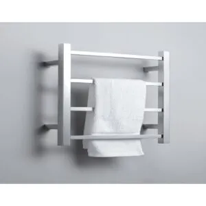 Heated Towel Rail Square 4 Bar ETW 400X500 ETW 400x500 Heated Towel Rail NZ DEPOT