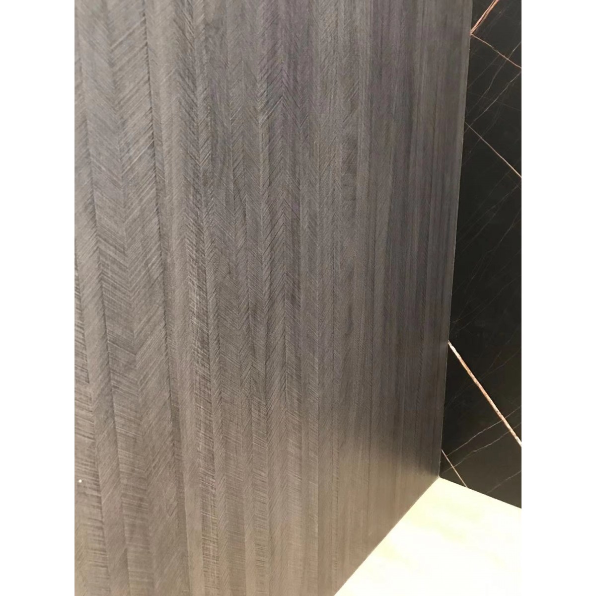 Melamine Laminated Pvc Sheet - Grey Wood Color, Waterproof Decorative Sheet - Nz Depot