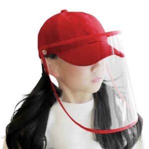 Outdoor Protection Hat Anti-Fog Pollution Dust Protective Cap Full Face HD Shield Cover Kids Red, Business & Industrial, Work Safety Protective Gear, Protective Masks, , ,  - NZ DEPOT 1