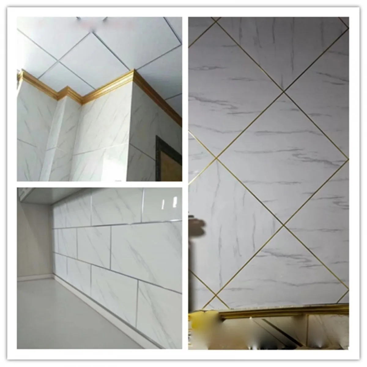 Pvc Uv Marble Stone Board White Stone Net Color White Stone Waterproof Decorative Sheet Nz Depot 2 - Nz Depot