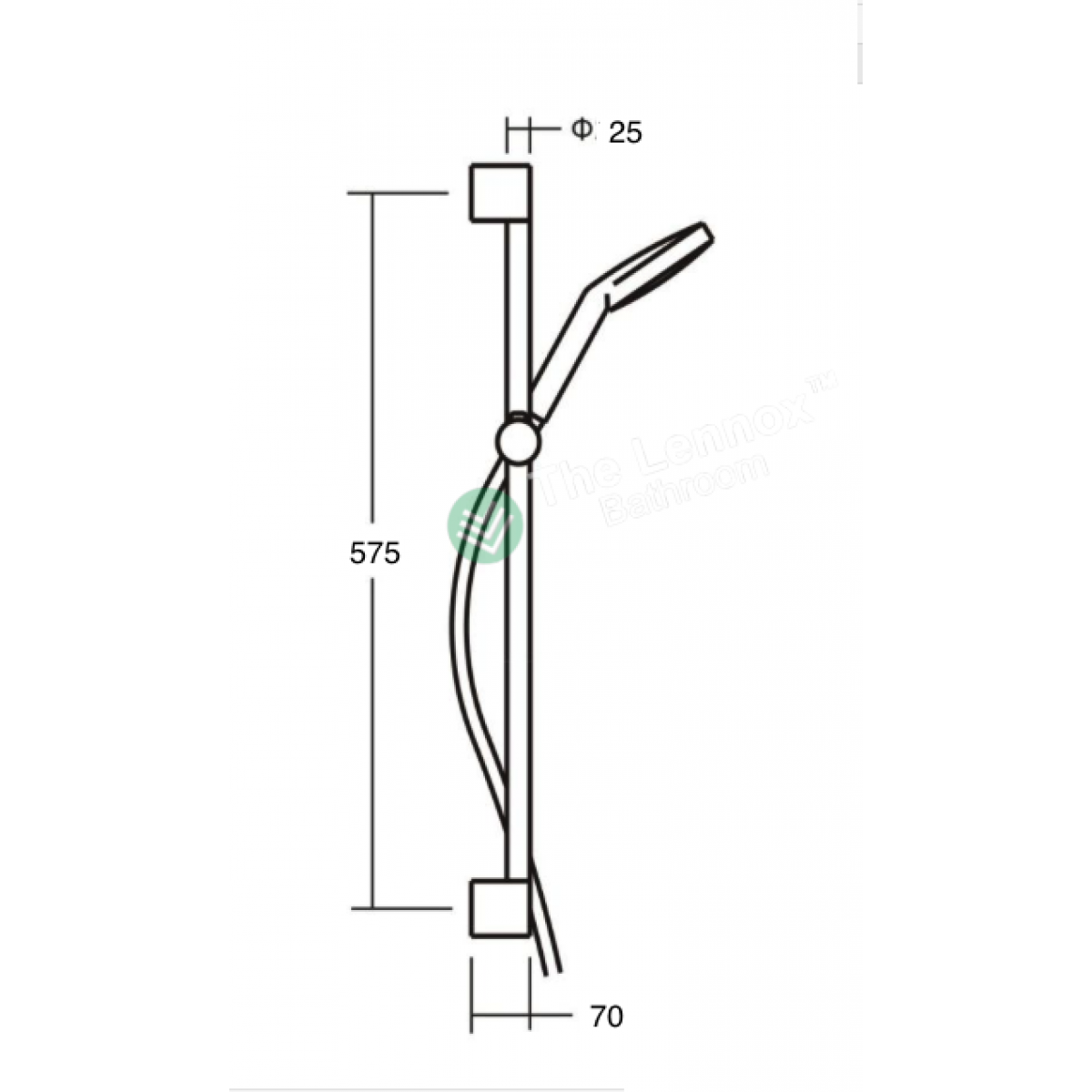 Rail Shower With Soap Holder 6099 6099 Shower Slide Rose Nz Depot 5 - Nz Depot