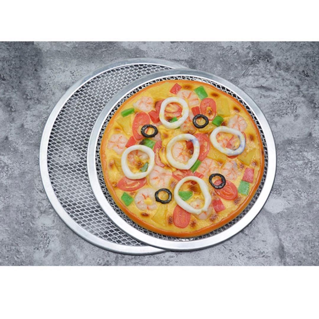 Soga 10-Inch Round Seamless Aluminium Nonstick Commercial Grade Pizza Screen Baking Pan, Home &Amp; Living, Kitchen &Amp; Dining, Kitchen Tools &Amp; Utensils, Pasta &Amp; Pizza Tools, ,  - Nz Depot 8