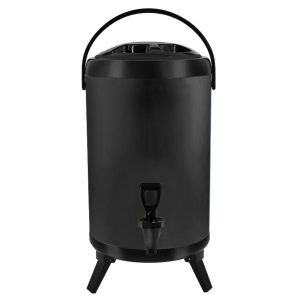 SOGA 10L Stainless Steel Insulated Milk Tea Barrel Hot and Cold Beverage Dispenser Container with Faucet Black, Home & Living, Kitchen & Dining, Barware, Spirit Dispensers, ,  - NZ DEPOT 1