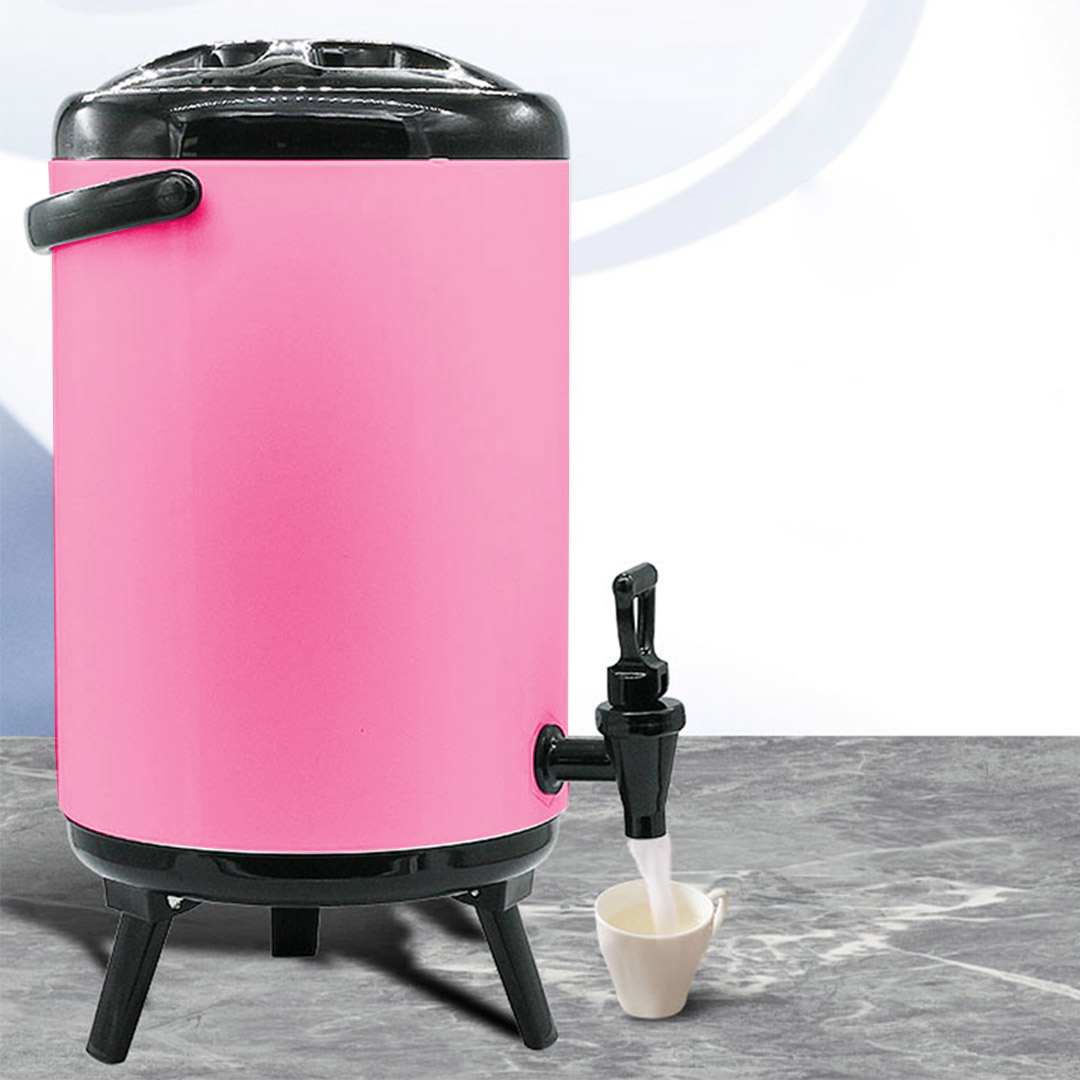 Soga 10L Stainless Steel Insulated Milk Tea Barrel Hot And Cold Beverage Dispenser Container With Faucet Pink, Home &Amp; Living, Kitchen &Amp; Dining, Barware, Spirit Dispensers, ,  - Nz Depot 3