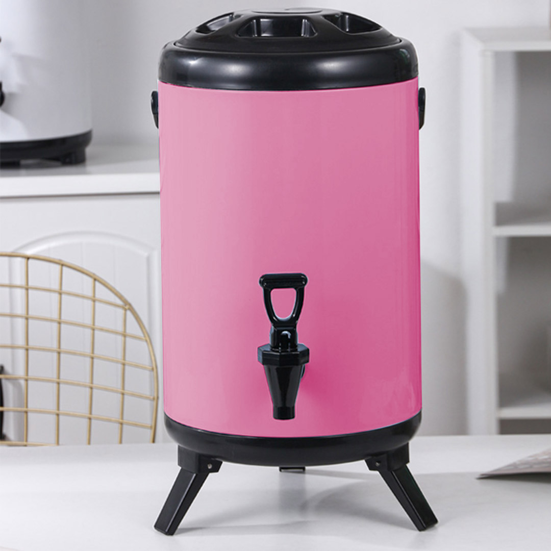 Soga 10L Stainless Steel Insulated Milk Tea Barrel Hot And Cold Beverage Dispenser Container With Faucet Pink, Home &Amp; Living, Kitchen &Amp; Dining, Barware, Spirit Dispensers, ,  - Nz Depot 4