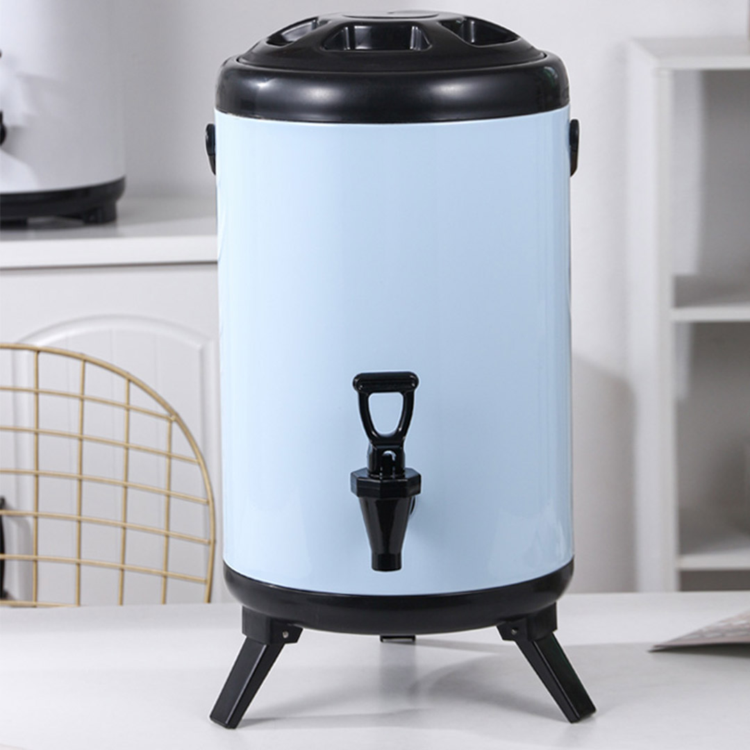 SOGA 10L Stainless Steel Insulated Milk Tea Barrel Hot and Cold Beverage Dispenser Container with Faucet White, Home & Living, Kitchen & Dining, Barware, Spirit Dispensers, ,  - NZ DEPOT 4