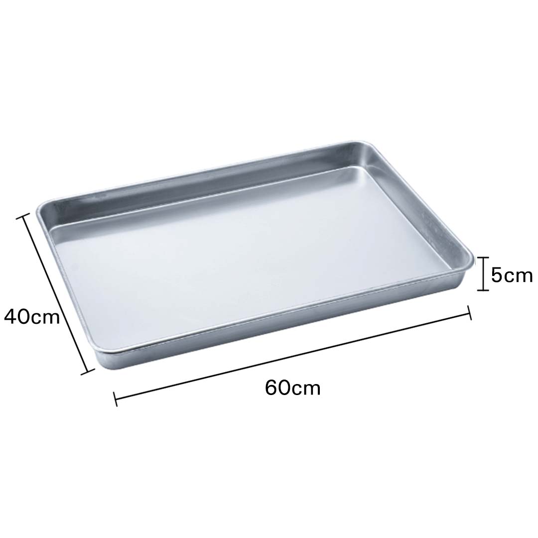 Soga 10X Aluminium Oven Baking Pan Cooking Tray For Baker Gastronorm 60*40*5Cm, Home &Amp; Living, Kitchen &Amp; Dining, Bakeware, Baking Trays, ,  - Nz Depot 2