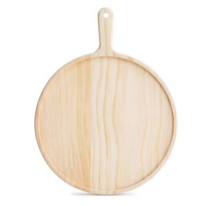 SOGA 12 inch Round Premium Wooden Pine Food Serving Tray Charcuterie Board Paddle Home Decor, Kitchenware, Table Top, Servingware, Servingware Platter, ,  - NZ DEPOT 1