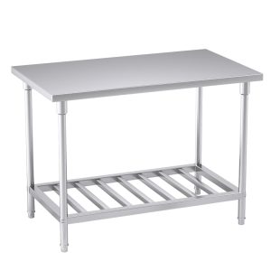 SOGA 120*70*85cm Commercial Catering Kitchen Stainless Steel Prep Work Bench, furniture, kitchen & dining room furniture, buffets, sideboards & kitchen islands, , ,  - NZ DEPOT 1