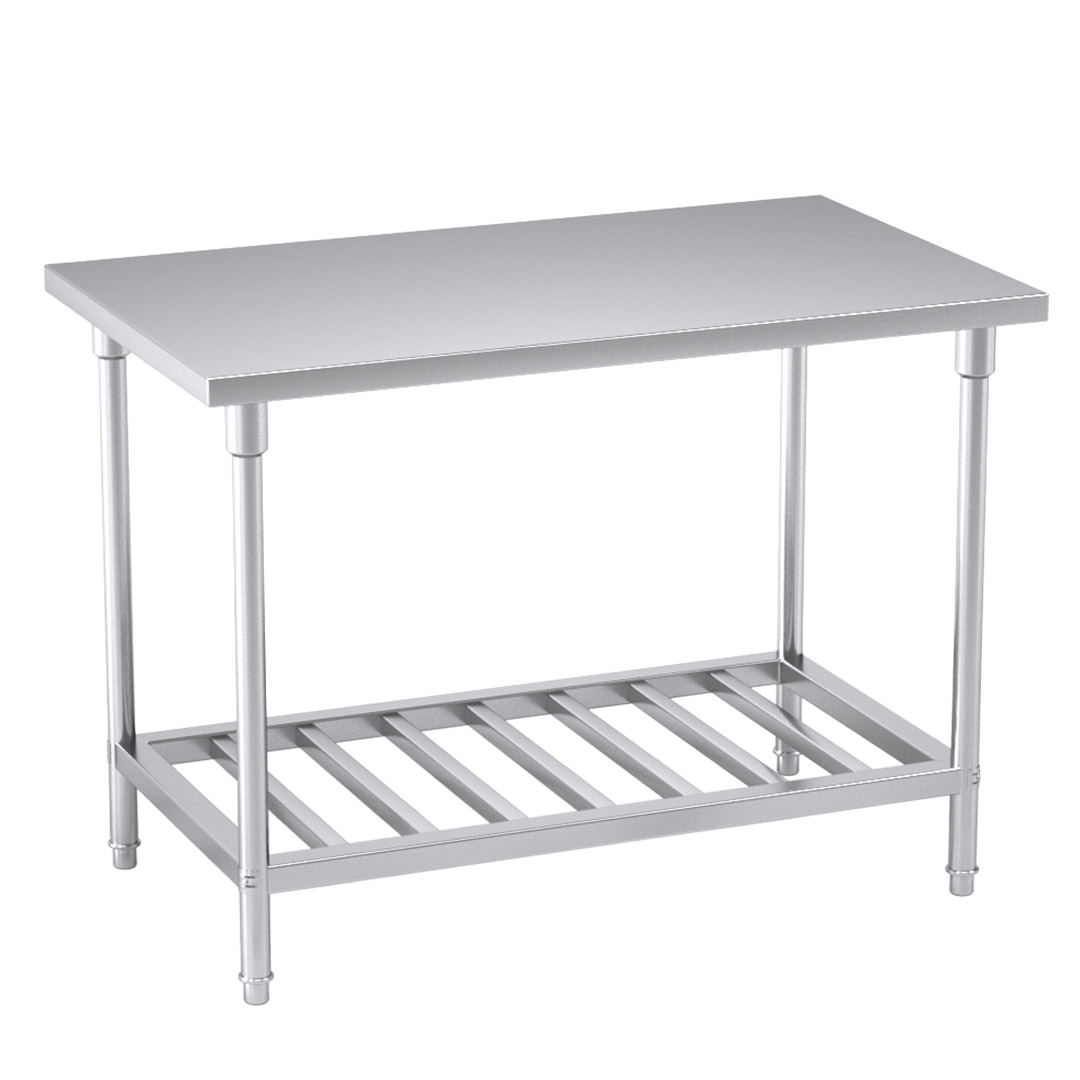 Soga 120*70*85Cm Commercial Catering Kitchen Stainless Steel Prep Work Bench, Furniture, Kitchen &Amp; Dining Room Furniture, Buffets, Sideboards &Amp; Kitchen Islands, , ,  - Nz Depot 1