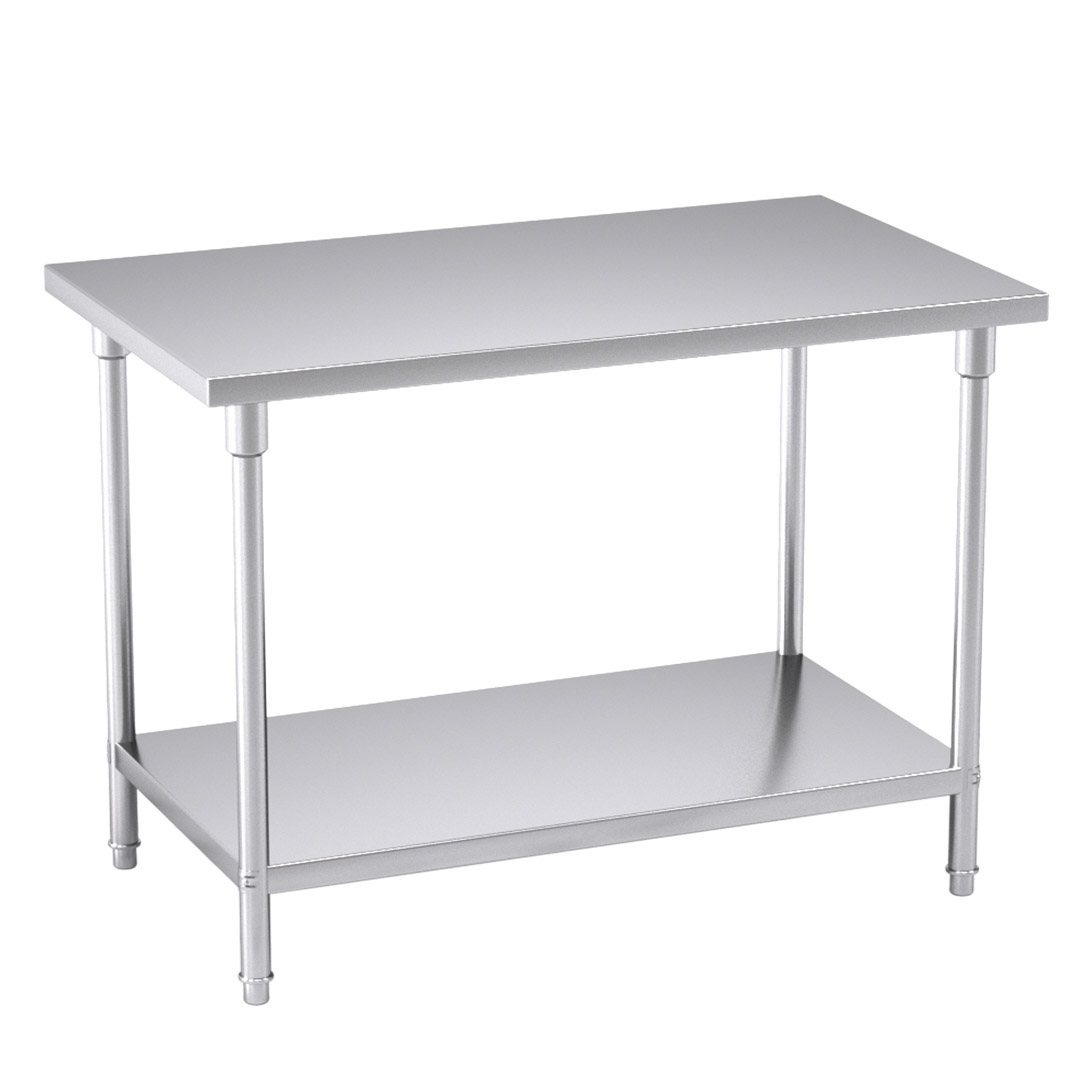 Soga 120*70*85Cm Commercial Catering Kitchen Stainless Steel Prep Work Bench, Furniture, Kitchen &Amp; Dining Room Furniture, Buffets, Sideboards &Amp; Kitchen Islands, , ,  - Nz Depot 1