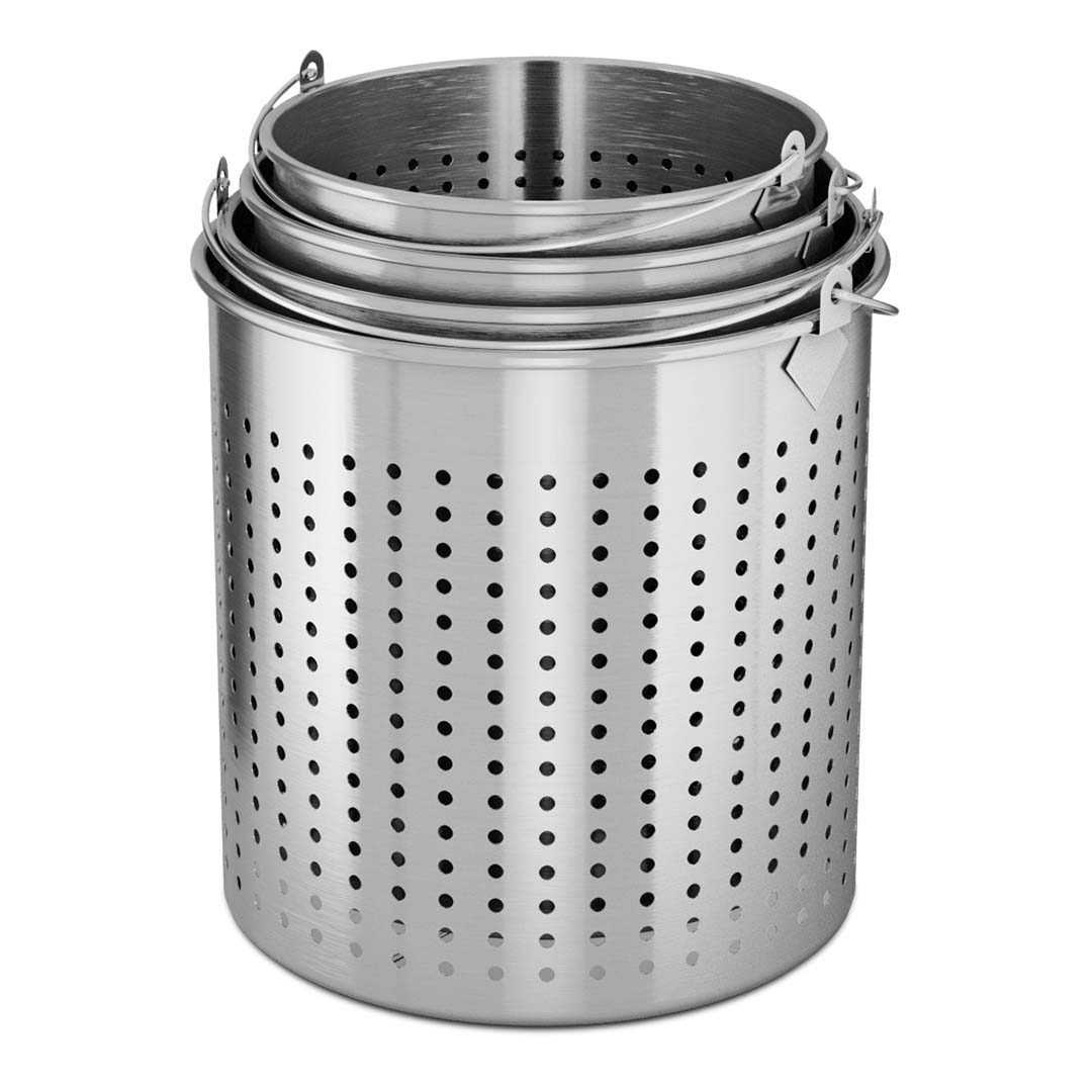 Soga 12L 18/10 Stainless Steel Perforated Stockpot Basket Pasta Strainer With Handle, Home &Amp; Living, Kitchen &Amp; Dining, Cookware, Stock &Amp; Multi Pots, ,  - Nz Depot 9