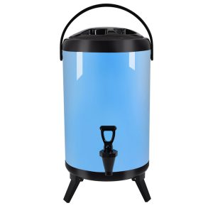 SOGA 12L Stainless Steel Insulated Milk Tea Barrel Hot and Cold Beverage Dispenser Container with Faucet Blue, Home & Living, Kitchen & Dining, Barware, Spirit Dispensers, ,  - NZ DEPOT 1