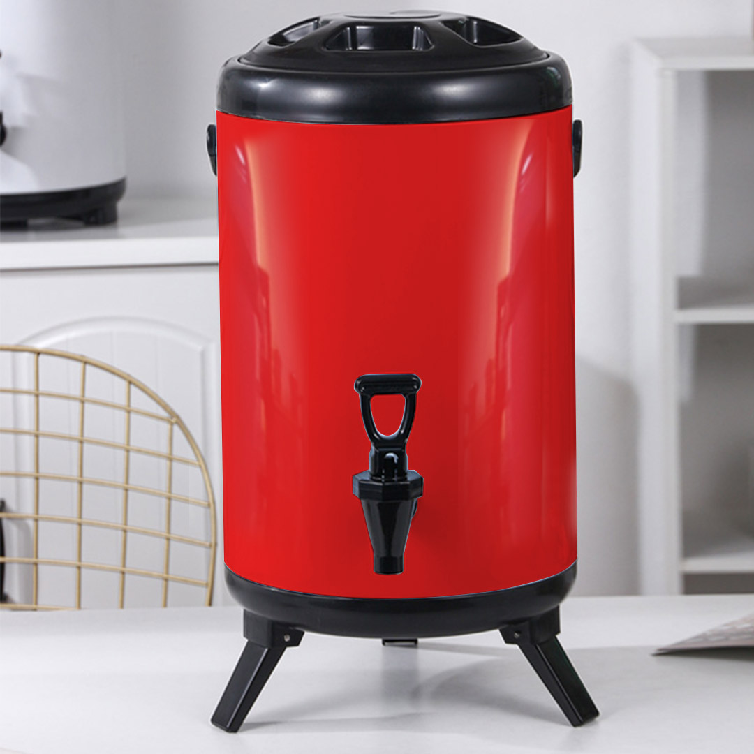 Soga 12L Stainless Steel Insulated Milk Tea Barrel Hot And Cold Beverage Dispenser Container With Faucet Red, Home &Amp; Living, Kitchen &Amp; Dining, Barware, Spirit Dispensers, ,  - Nz Depot 8