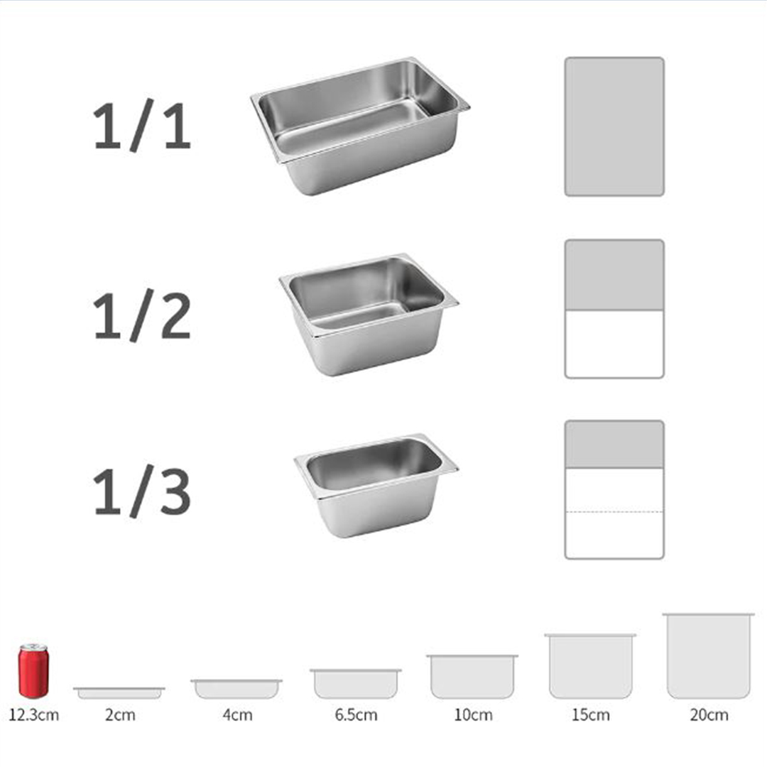 Soga 12X Gastronorm Gn Pan Full Size 1/1 Gn Pan 10Cm Deep Stainless Steel Tray, Home &Amp; Living, Kitchen &Amp; Dining, Bakeware, Baking Trays, ,  - Nz Depot 4