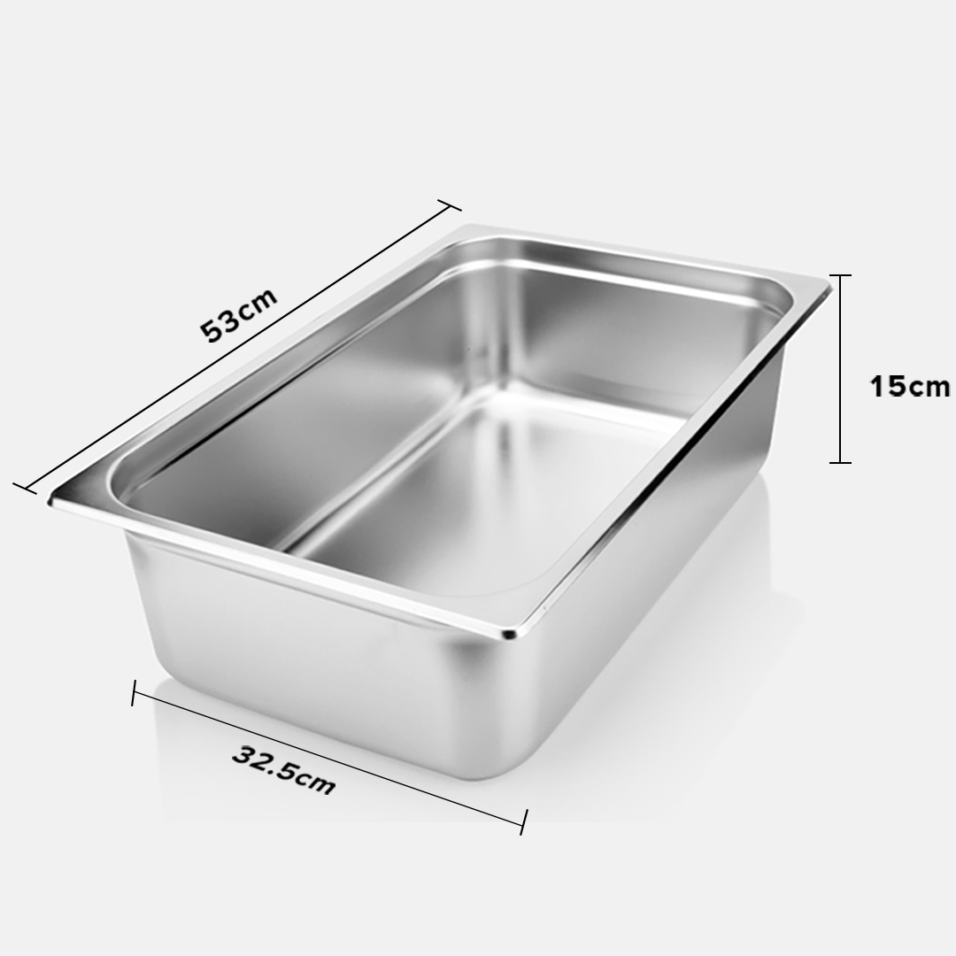 Soga 12X Gastronorm Gn Pan Full Size 1/1 Gn Pan 15Cm Deep Stainless Steel Tray, Home &Amp; Living, Kitchen &Amp; Dining, Bakeware, Baking Trays, ,  - Nz Depot 2