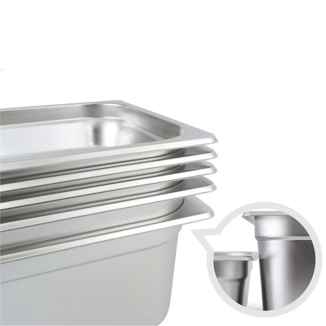 Soga 12X Gastronorm Gn Pan Full Size 1/1 Gn Pan 15Cm Deep Stainless Steel Tray With Lid, Home &Amp; Living, Kitchen &Amp; Dining, Bakeware, Baking Trays, ,  - Nz Depot 4