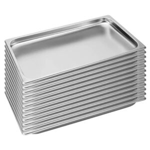 SOGA 12X Gastronorm GN Pan Full Size 1/1 GN Pan 2cm Deep Stainless Steel Tray, Home & Living, Kitchen & Dining, Bakeware, Baking Trays, ,  - NZ DEPOT 1