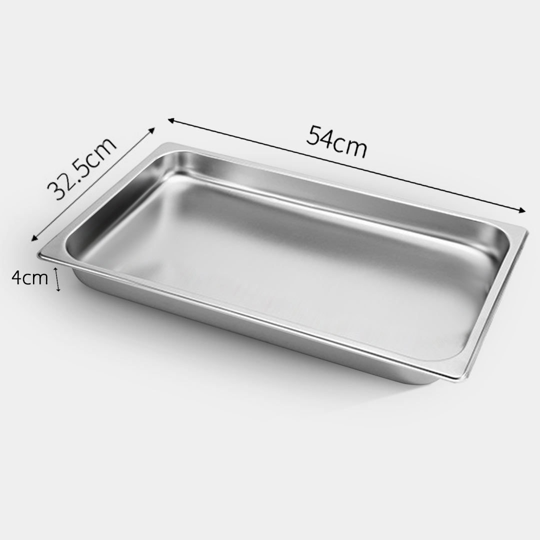 Soga 12X Gastronorm Gn Pan Full Size 1/1 Gn Pan 4Cm Deep Stainless Steel Tray, Home &Amp; Living, Kitchen &Amp; Dining, Bakeware, Baking Trays, ,  - Nz Depot 2