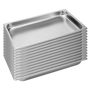 SOGA 12X Gastronorm GN Pan Full Size 1/1 GN Pan 4cm Deep Stainless Steel Tray, Home & Living, Kitchen & Dining, Bakeware, Baking Trays, ,  - NZ DEPOT 1