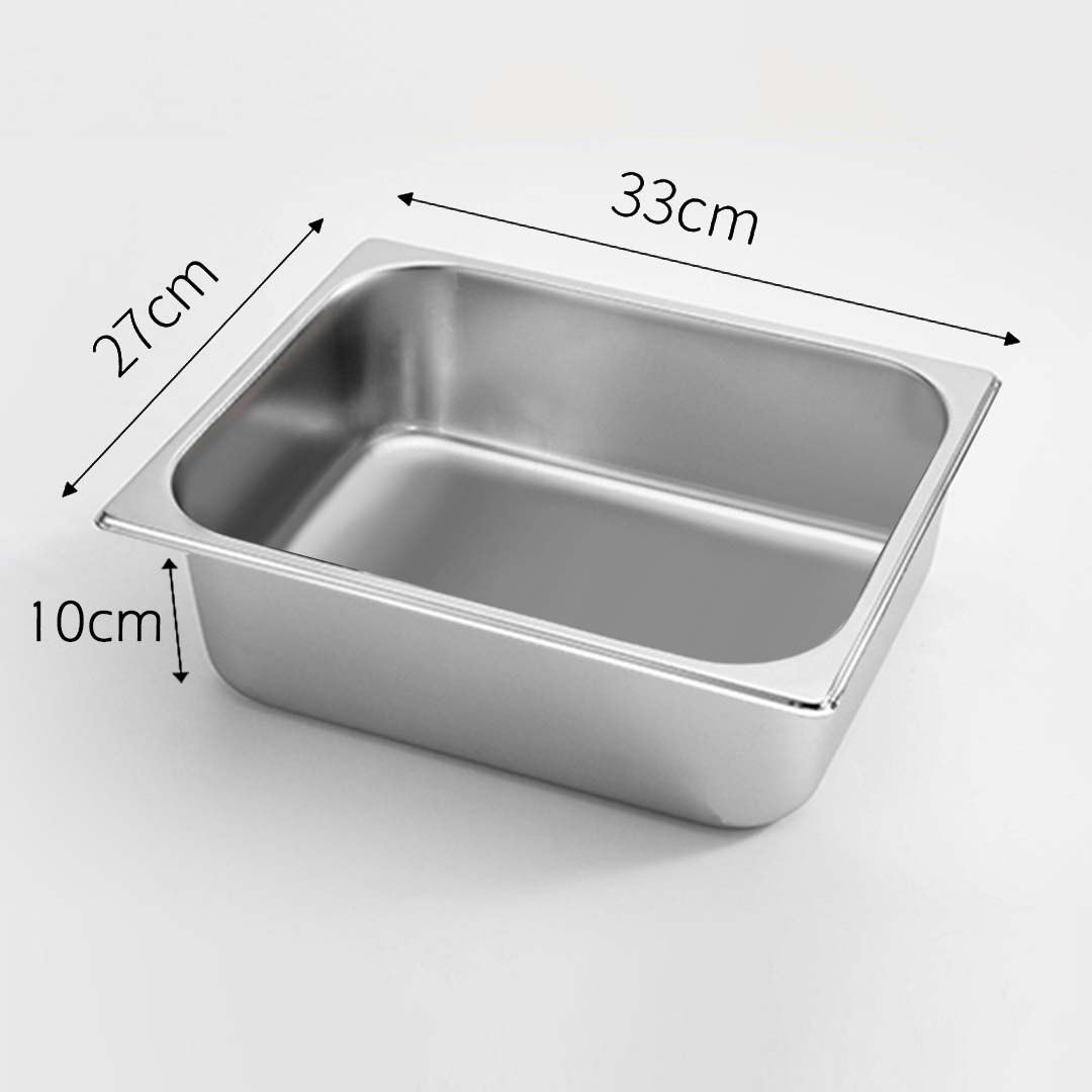 Soga 12X Gastronorm Gn Pan Full Size 1/2 Gn Pan 10Cm Deep Stainless Steel Tray, Home &Amp; Living, Kitchen &Amp; Dining, Bakeware, Baking Trays, ,  - Nz Depot 2