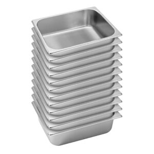 SOGA 12X  Gastronorm GN Pan Full Size 1/2 GN Pan 10cm Deep Stainless Steel Tray, Home & Living, Kitchen & Dining, Bakeware, Baking Trays, ,  - NZ DEPOT 1