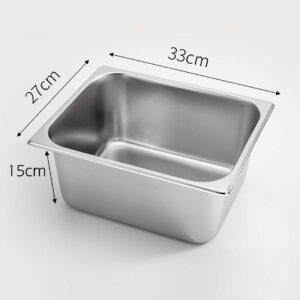 SOGA 12X Gastronorm GN Pan Full Size 1/2 GN Pan 15cm Deep Stainless Steel Tray, Home & Living, Kitchen & Dining, Bakeware, Baking Trays, ,  - NZ DEPOT 2