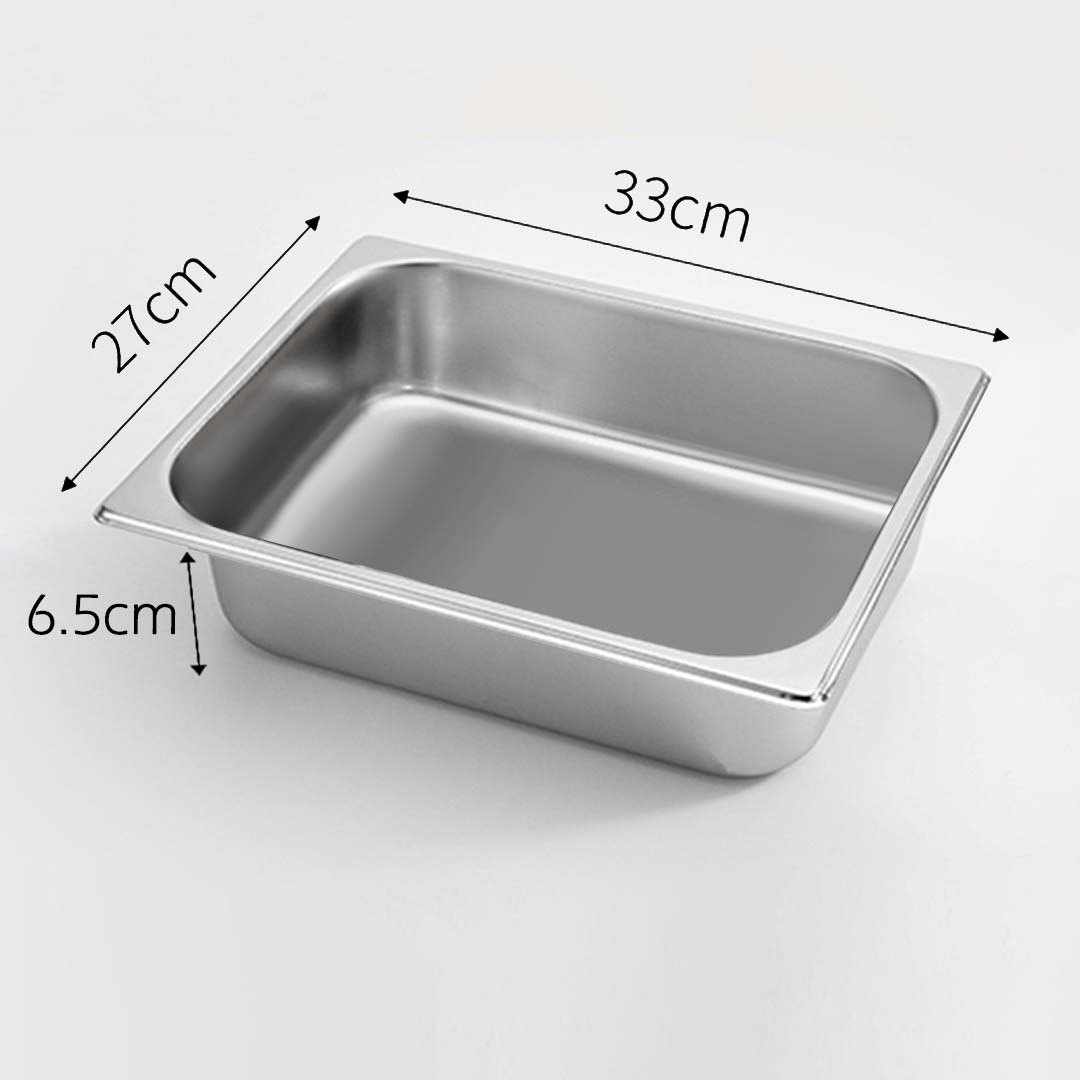 Soga 12X Gastronorm Gn Pan Full Size 1/2 Gn Pan 6.5Cm Deep Stainless Steel Tray, Home &Amp; Living, Kitchen &Amp; Dining, Bakeware, Baking Trays, ,  - Nz Depot 2