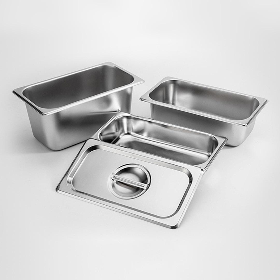 Soga 12X Gastronorm Gn Pan Full Size 1/3 Gn Pan 10Cm Deep Stainless Steel Tray With Lid, Home &Amp; Living, Kitchen &Amp; Dining, Bakeware, Baking Trays, ,  - Nz Depot 7