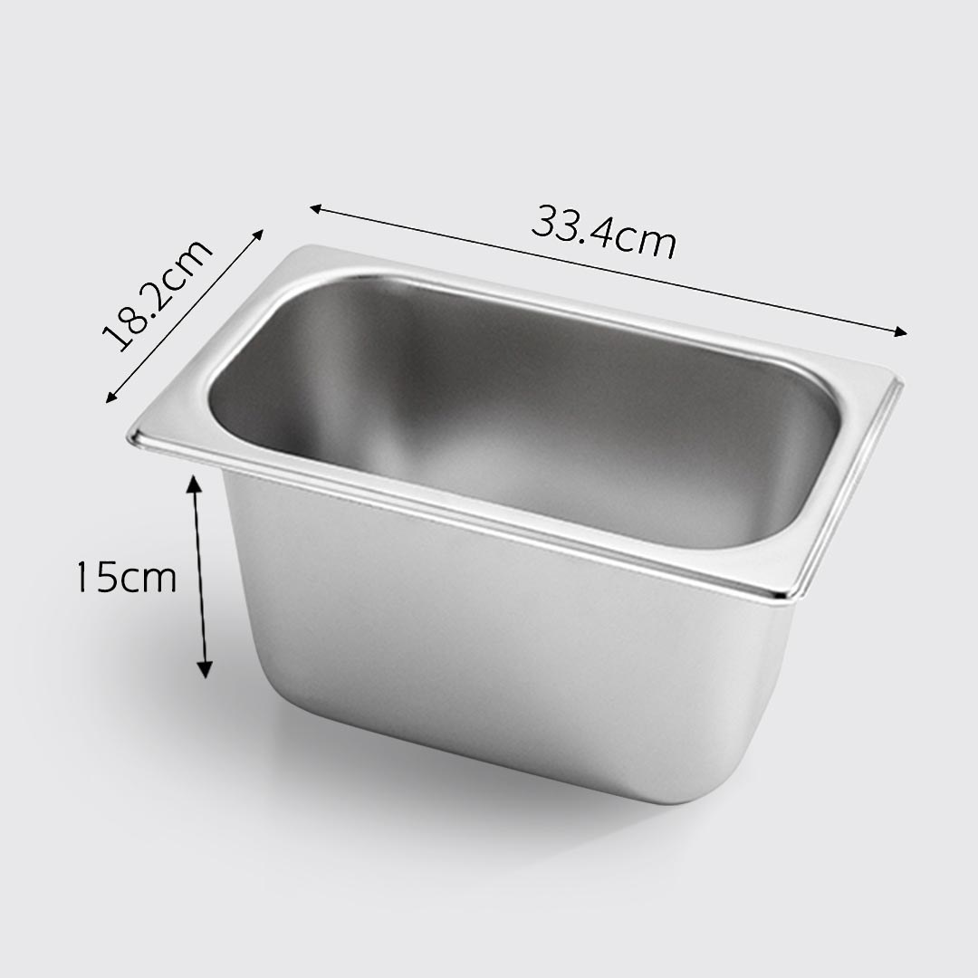 Soga 12X Gastronorm Gn Pan Full Size 1/3 Gn Pan 15Cm Deep Stainless Steel Tray, Home &Amp; Living, Kitchen &Amp; Dining, Bakeware, Baking Trays, ,  - Nz Depot 2