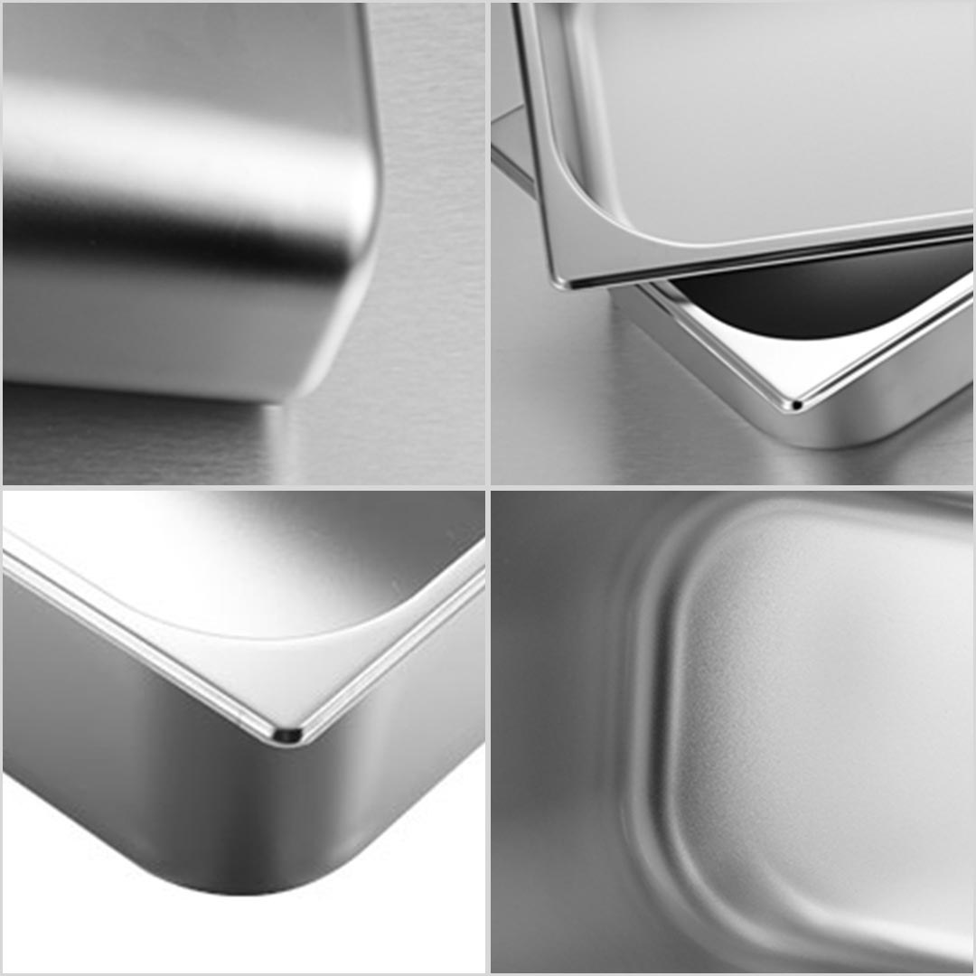 Soga 12X Gastronorm Gn Pan Full Size 1/3 Gn Pan 15Cm Deep Stainless Steel Tray, Home &Amp; Living, Kitchen &Amp; Dining, Bakeware, Baking Trays, ,  - Nz Depot 3