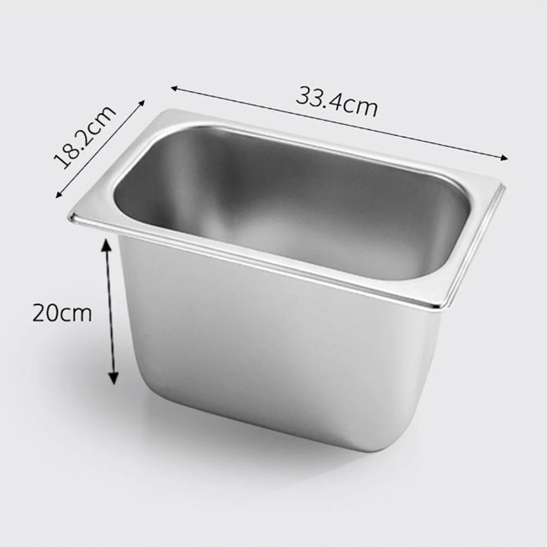 Soga 12X Gastronorm Gn Pan Full Size 1/3 Gn Pan 20Cm Deep Stainless Steel Tray, Home &Amp; Living, Kitchen &Amp; Dining, Bakeware, Baking Trays, ,  - Nz Depot 2