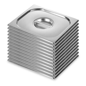 Soga 12X Gastronorm Gn Pan Lid Full Size 12 Stainless Steel Tray Top Cover Nz Depot - Nz Depot