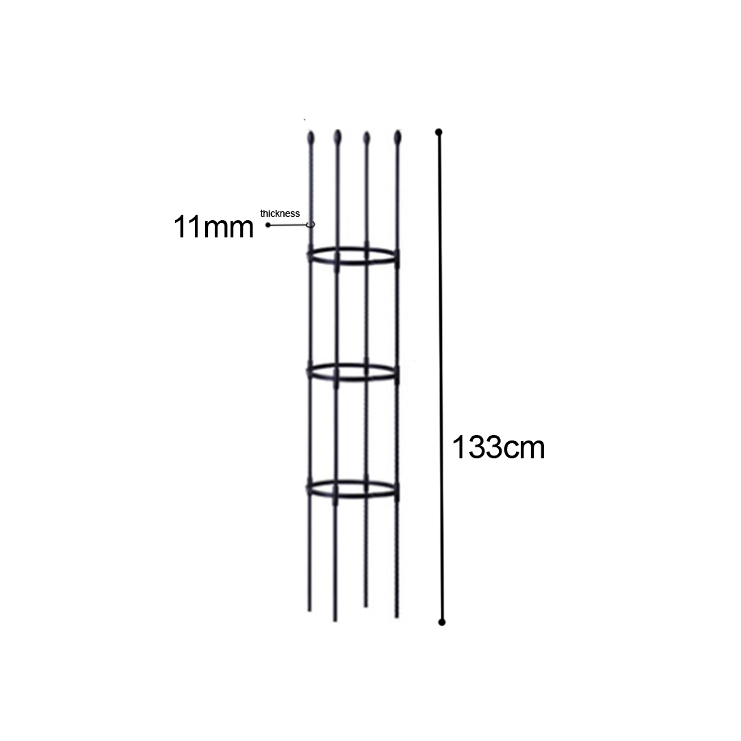 Soga 133Cm 4-Bar Plant Frame Stand Trellis Vegetable Flower Herbs Outdoor Vine Support Garden Rack With Rings, Garden, Tools &Amp; Hardware, Gardening &Amp; Lawn Care, Garden Decor, ,  - Nz Depot 6