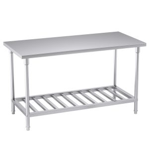 SOGA 150*70*85cm Commercial Catering Kitchen Stainless Steel Prep Work Bench, furniture, kitchen & dining room furniture, buffets, sideboards & kitchen islands, , ,  - NZ DEPOT 1