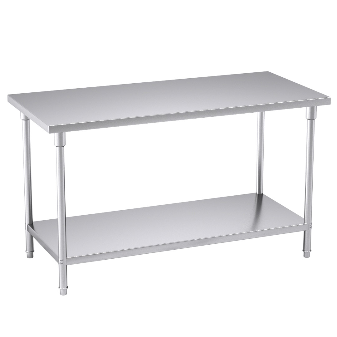 Soga 150*70*85Cm Commercial Catering Kitchen Stainless Steel Prep Work Bench, Furniture, Kitchen &Amp; Dining Room Furniture, Buffets, Sideboards &Amp; Kitchen Islands, , ,  - Nz Depot 1