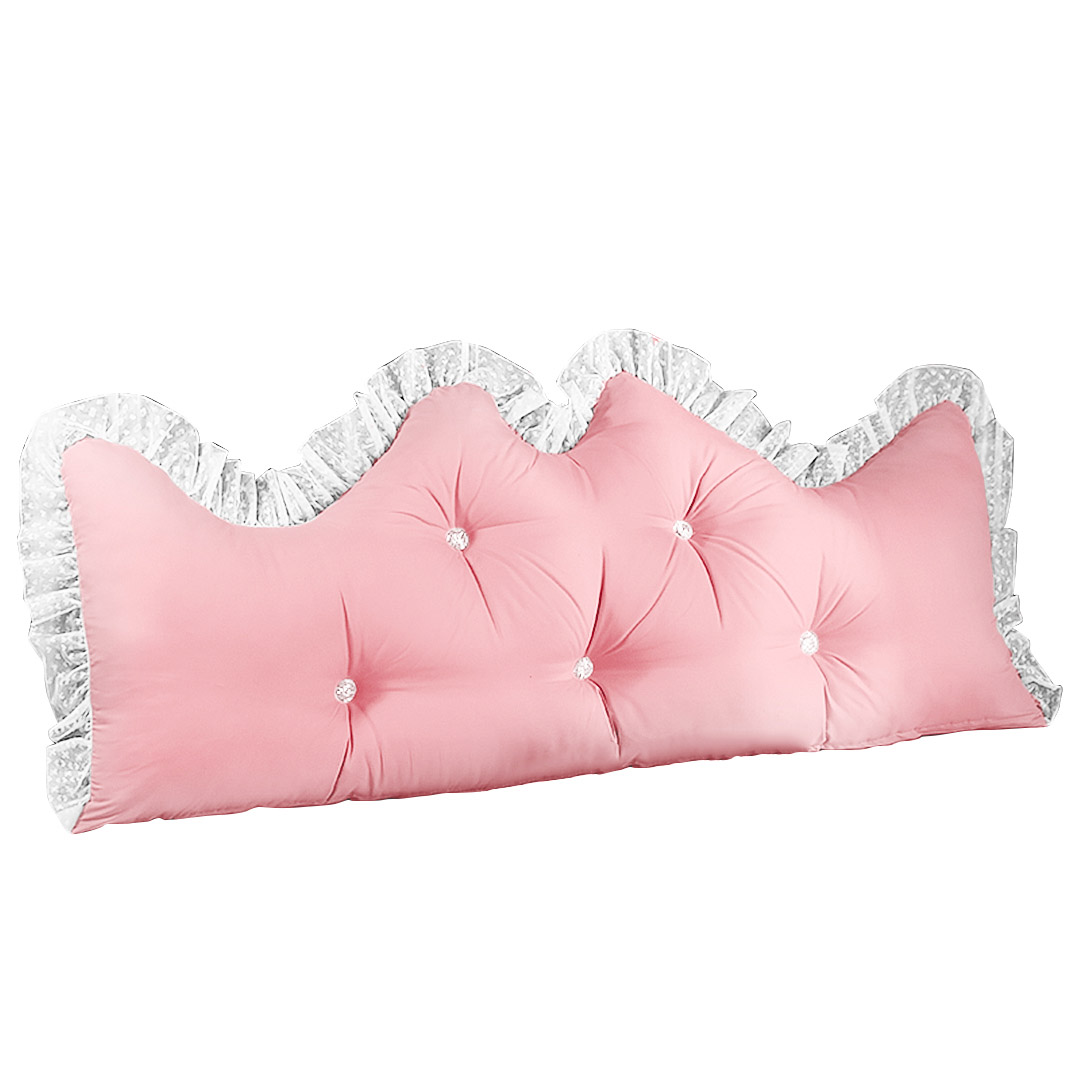 Soga 180Cm Pink Princess Bed Pillow Headboard Backrest Bedside Tatami Sofa Cushion With Ruffle Lace Home Decor, Furniture, Living Room Furniture, Occasional Chairs, , ,  - Nz Depot 1