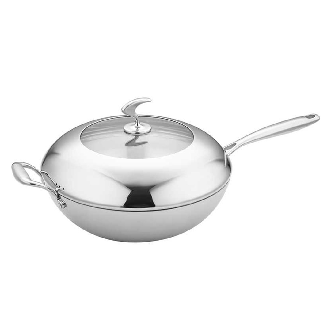 Soga 18/10 Stainless Steel Fry Pan 32Cm Frying Pan Top Grade Non Stick Interior Skillet With Helper Handle And Lid, Home &Amp; Living, Kitchen &Amp; Dining, Cookware, Frying Pans, ,  - Nz Depot 5