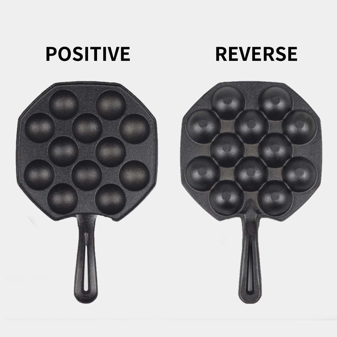 Soga 18Cm Cast Iron Takoyaki Fry Pan Octopus Balls Maker 12 Hole Cavities Grill Mold, Home &Amp; Living, Kitchen &Amp; Dining, Cookware, Frying Pans, ,  - Nz Depot 2