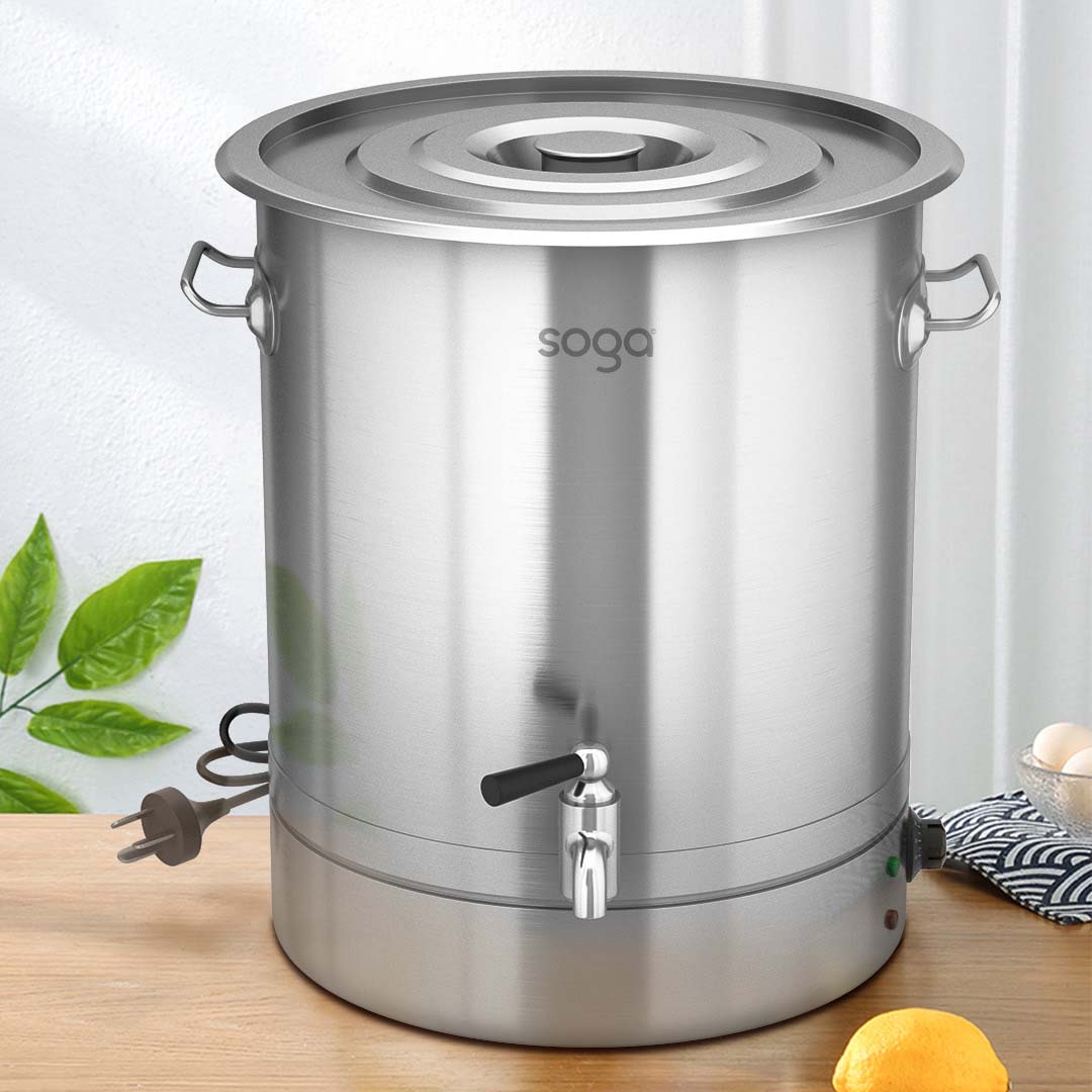 Soga 21L Stainless Steel Urn Commercial Water Boiler 2200W, Electronics &Amp; Appliances, Appliances, Small Kitchen Appliances, Toasters &Amp; Kettles, Kettles &Amp; Urns,  - Nz Depot 9