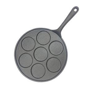 SOGA 23cm Cast Iron Takoyaki Fry Pan Octopus Balls Maker 7 Hole Cavities Grill Mold, Home & Living, Kitchen & Dining, Cookware, Frying Pans, ,  - NZ DEPOT 1