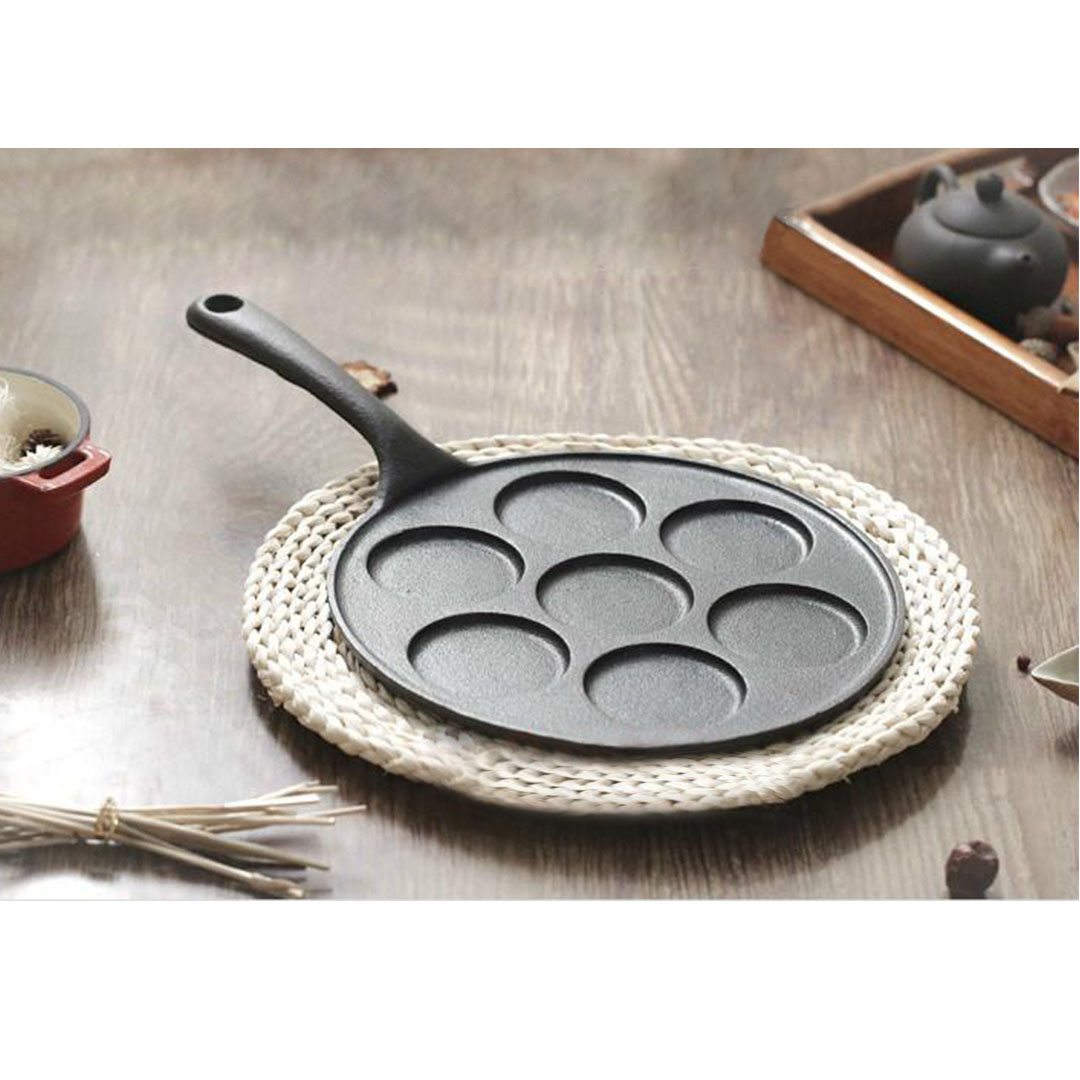 Soga 23Cm Cast Iron Takoyaki Fry Pan Octopus Balls Maker 7 Hole Cavities Grill Mold, Home &Amp; Living, Kitchen &Amp; Dining, Cookware, Frying Pans, ,  - Nz Depot 5