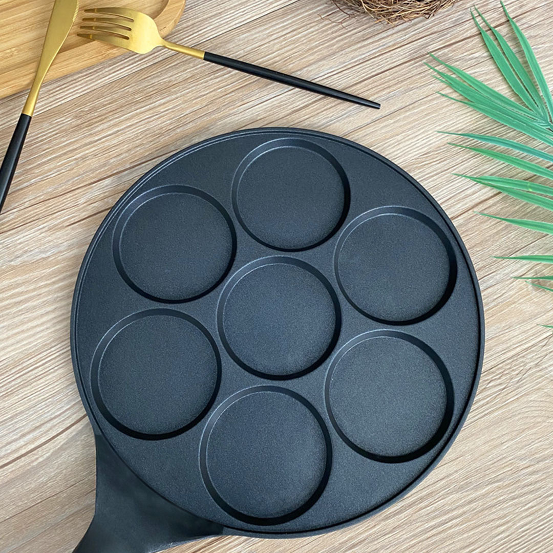 Soga 23Cm Cast Iron Takoyaki Fry Pan Octopus Balls Maker 7 Hole Cavities Grill Mold, Home &Amp; Living, Kitchen &Amp; Dining, Cookware, Frying Pans, ,  - Nz Depot 7