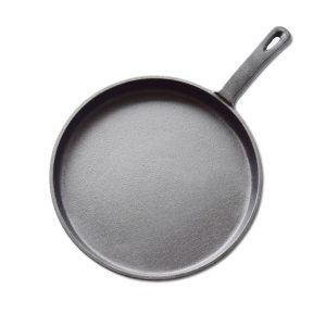 Soga 26Cm Round Cast Iron Frying Pan Skillet Griddle Sizzle Platter Nz Depot - Nz Depot