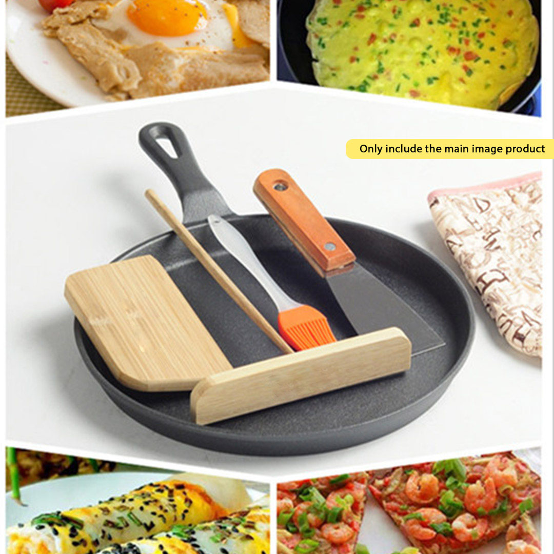 Soga 26Cm Round Cast Iron Frying Pan Skillet Griddle Sizzle Platter, Home &Amp; Living, Kitchen &Amp; Dining, Cookware, Frying Pans, ,  - Nz Depot 9