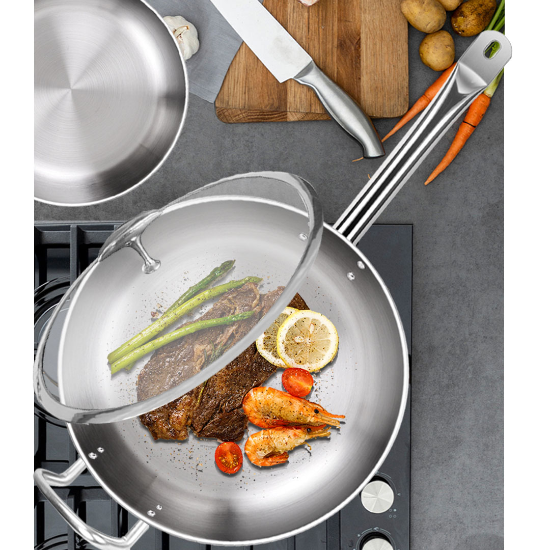 Soga 26Cm Stainless Steel Saucepan Sauce Pan With Glass Lid And Helper Handle Triple Ply Base Cookware, Home &Amp; Living, Kitchen &Amp; Dining, Cookware, Saucepans, ,  - Nz Depot 4